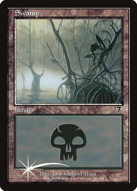 Swamp (7ED) (Foil) (#346★)