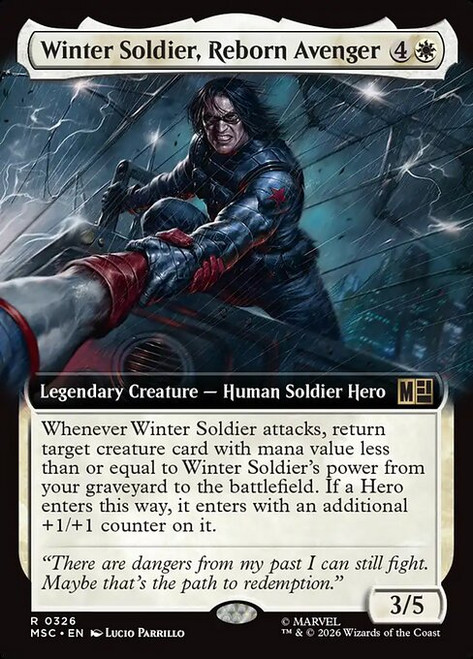 Winter Soldier, Reborn Avenger (MSC) (Extended Art) (#326)