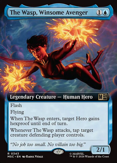 The Wasp, Winsome Avenger (MSC) (Extended Art) (#343)