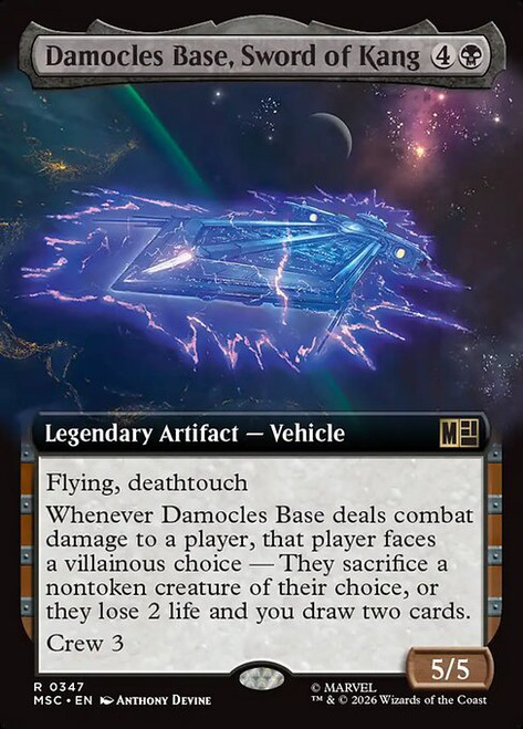 Damocles Base, Sword of Kang (MSC) (Extended Art) (#347)