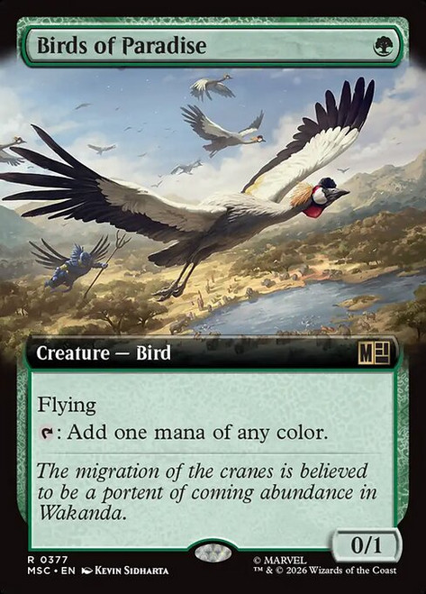 Birds of Paradise (MSC) (Extended Art) (#377)