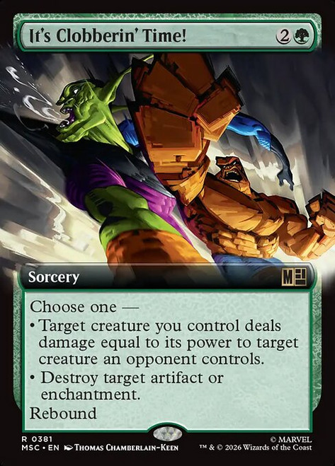 It's Clobberin' Time! (MSC) (Extended Art) (#381)