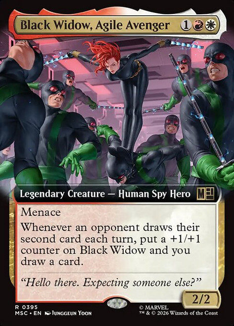 Black Widow, Agile Avenger (MSC) (Extended Art) (#395)