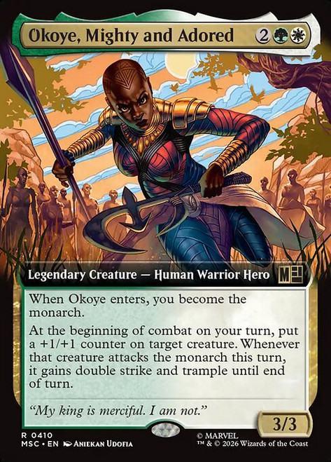 Okoye, Mighty and Adored (MSC) (Extended Art) (#410)
