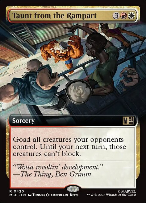 Taunt from the Rampart (MSC) (Extended Art) (#420)