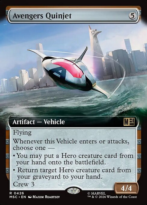 Avengers Quinjet (MSC) (Extended Art) (#426)