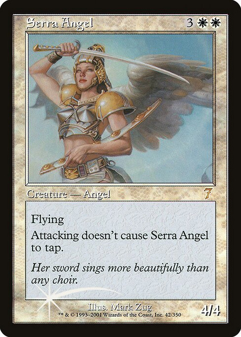 Serra Angel (7ED) (Foil) (#42★)