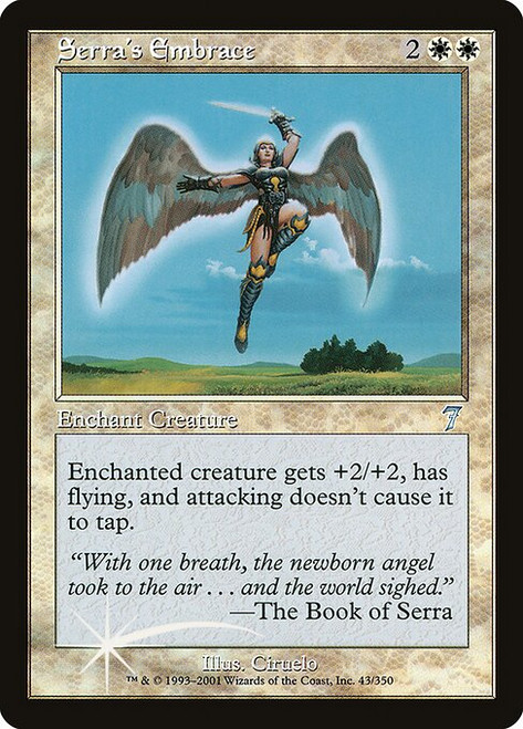 Serra's Embrace (7ED) (Foil) (#43★)