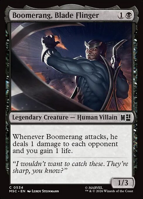 Boomerang, Blade Flinger (MSC) (#534)