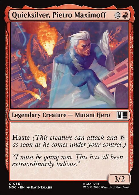 Quicksilver, Pietro Maximoff (MSC) (#551)
