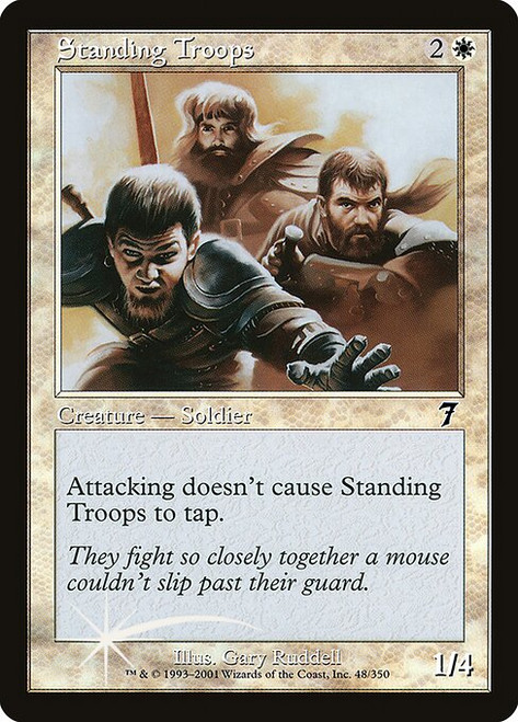Standing Troops (7ED) (Foil) (#48★)