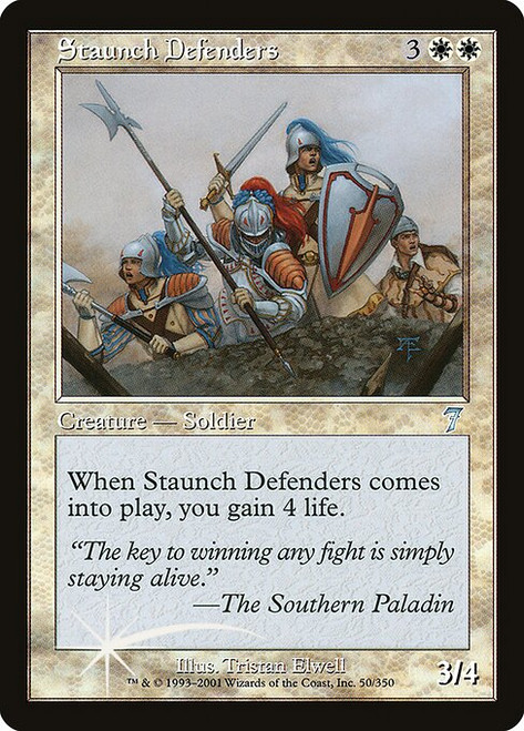 Staunch Defenders (7ED) (Foil) (#50★)