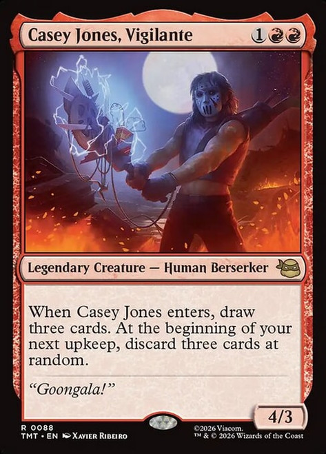 Casey Jones, Vigilante (TMT) (Foil) (#88)