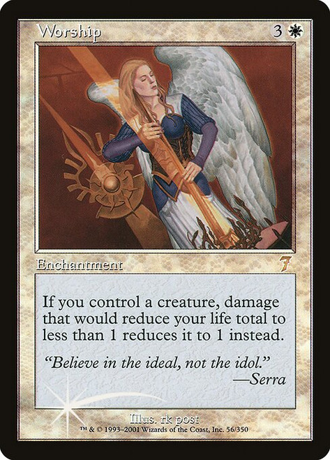 Worship (7ED) (Foil) (#56★)