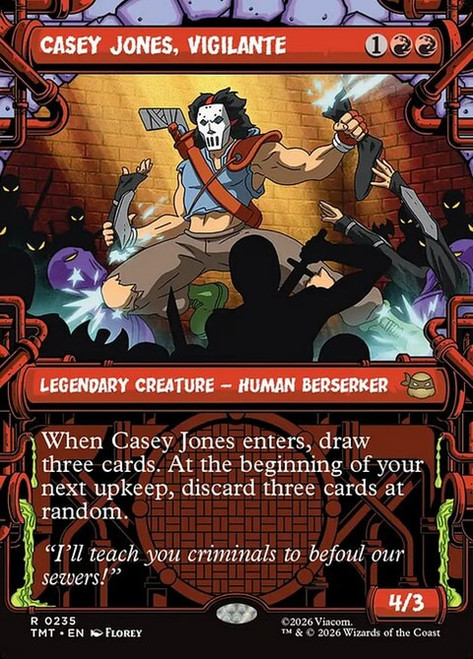 Casey Jones, Vigilante (TMT) (Foil) (Showcase) (#235)