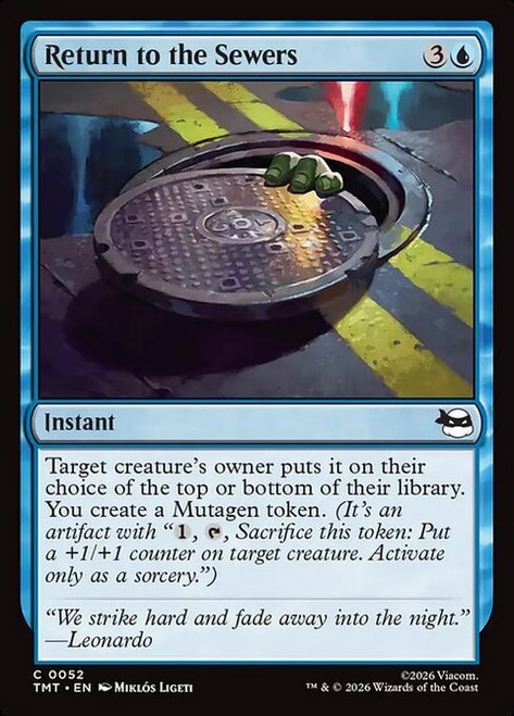 Return to the Sewers (TMT) (Foil) (#52)