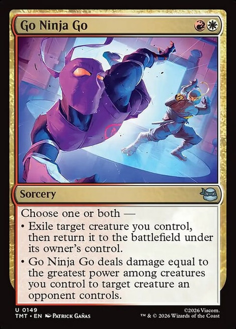 Go Ninja Go (TMT) (Foil) (#149)