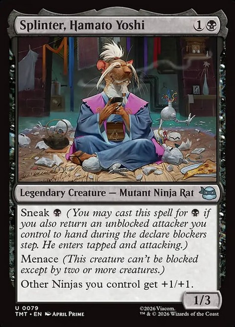 Splinter, Hamato Yoshi (TMT) (Foil) (#79)