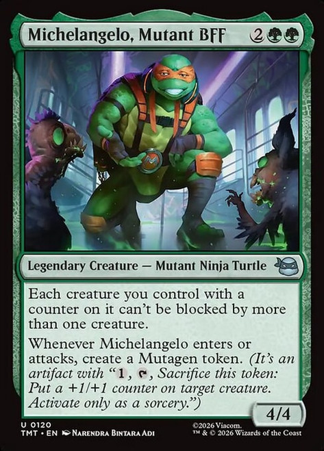Michelangelo, Mutant BFF (TMT) (Foil) (#120)