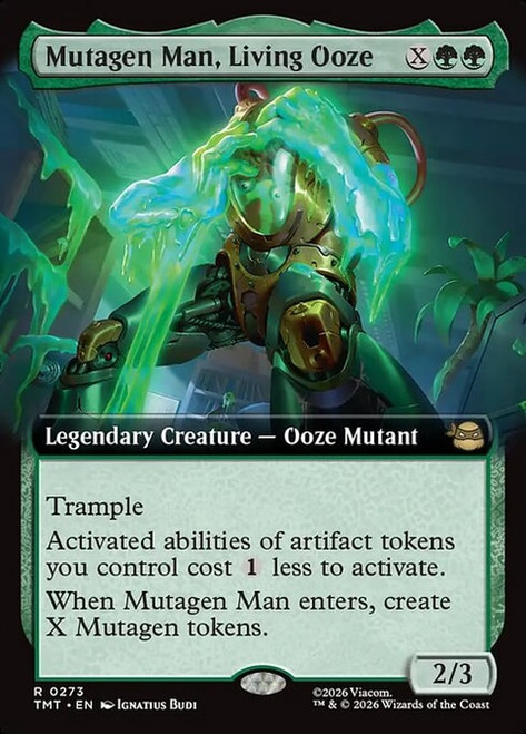 Mutagen Man, Living Ooze (TMT) (Extended Art) (#273)