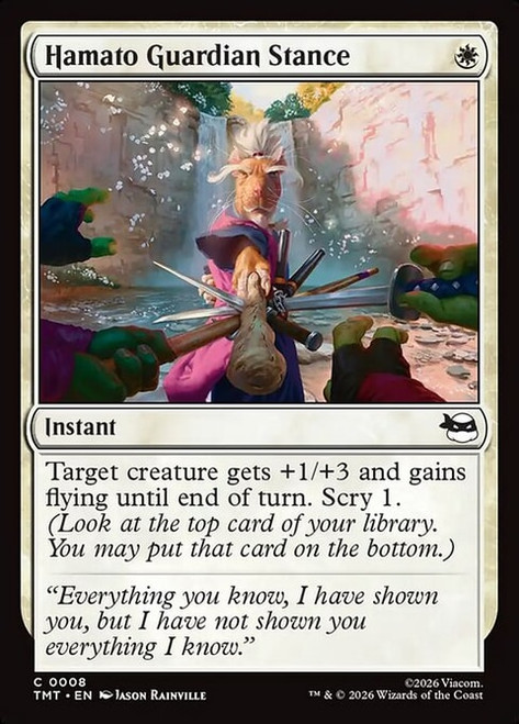 Hamato Guardian Stance (TMT) (Foil) (#8)