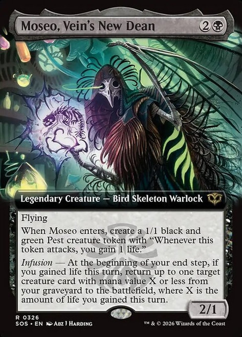 Moseo, Vein's New Dean (SOS) (Foil) (Extended Art) (#326)