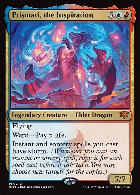 Prismari, the Inspiration (PSOS) (Foil) (#212p)