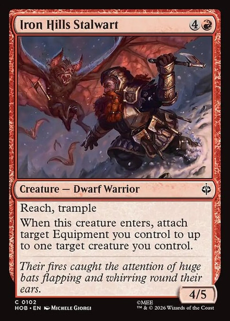 Iron Hills Stalwart (HOB) (Foil) (#102)
