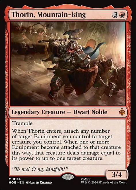Thorin, Mountain-king (HOB) (Foil) (#114)