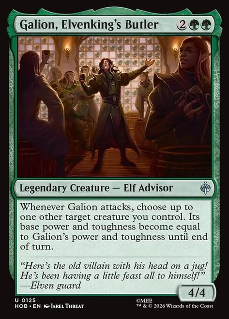 Galion, Elvenking's Butler (HOB) (#125)