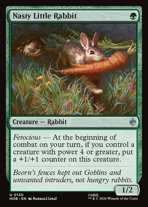 Nasty Little Rabbit (HOB) (Foil) (#130)