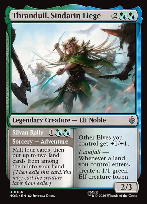 Thranduil, Sindarin Liege // Silvan Rally (HOB) (Foil) (#166)