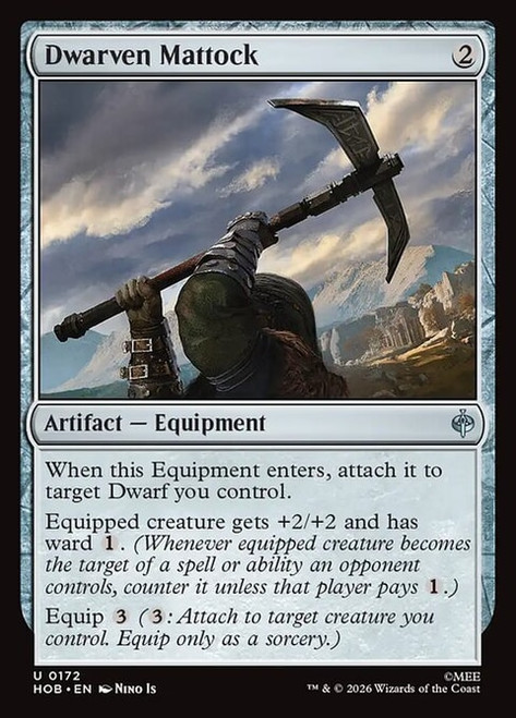 Dwarven Mattock (HOB) (Foil) (#172)