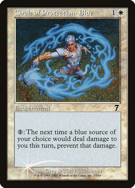 Circle of Protection: Blue (7ED) (Foil) (#7★)