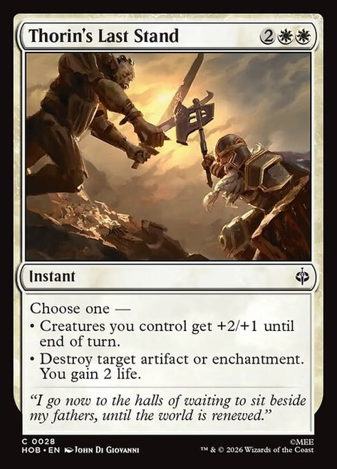 Thorin's Last Stand (HOB) (Foil) (#28)