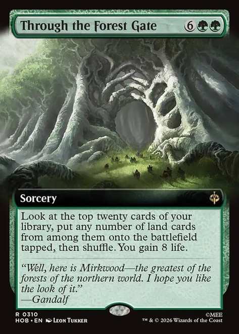 Through the Forest Gate (HOB) (Foil) (Extended Art) (#310)