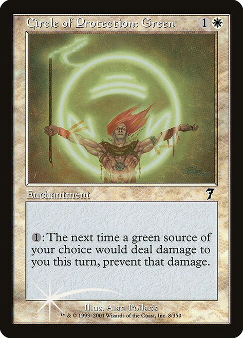 Circle of Protection: Green (7ED) (Foil) (#8★)