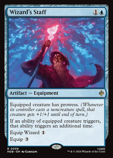 Wizard's Staff (HOB) (Foil) (#59)