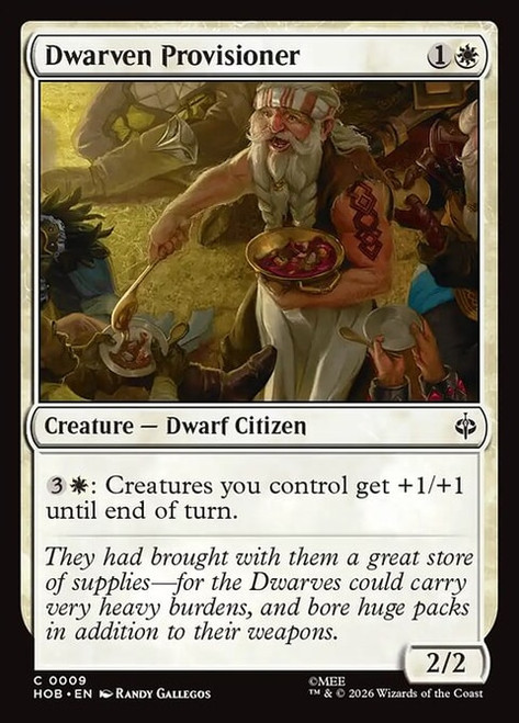 Dwarven Provisioner (HOB) (Foil) (#9)