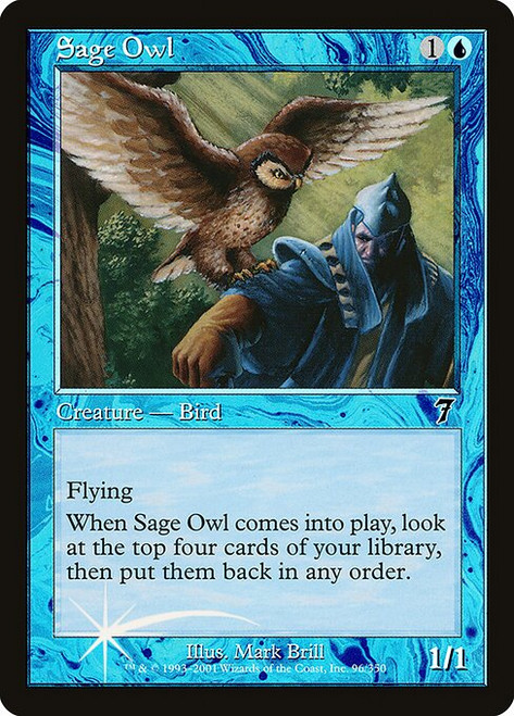 Sage Owl (7ED) (Foil) (#96★)