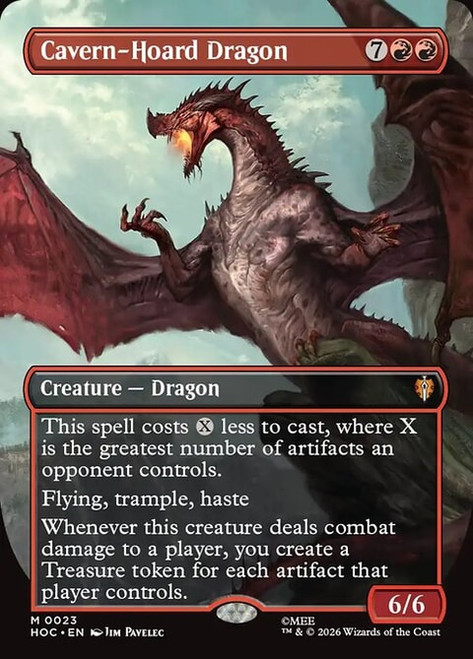 Cavern-Hoard Dragon (HOC) (Borderless) (#23)