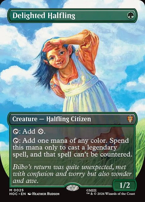 Delighted Halfling (HOC) (Borderless) (#25)