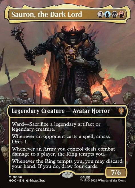 Sauron, the Dark Lord (HOC) (Borderless) (#36)
