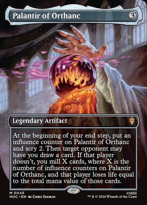 Palantír of Orthanc (HOC) (Foil) (Borderless) (#45)
