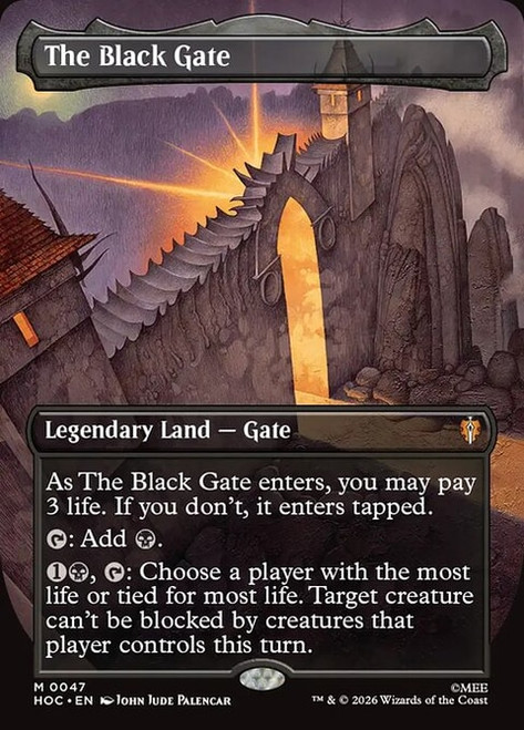 The Black Gate (HOC) (Foil) (Borderless) (#47)