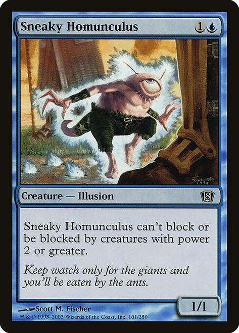 Sneaky Homunculus (8ED) (Foil) (#101★)