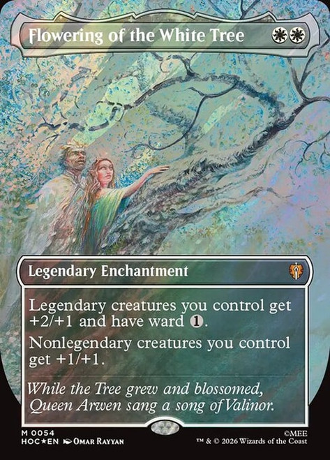 Flowering of the White Tree (HOC) (SurgeFoil) (Borderless) (#54)