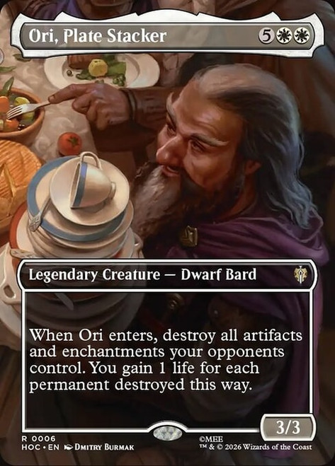 Ori, Plate Stacker (HOC) (Foil) (Borderless) (#6)