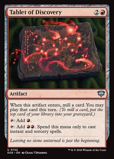 Tablet of Discovery (SOS) (Foil) (#132)