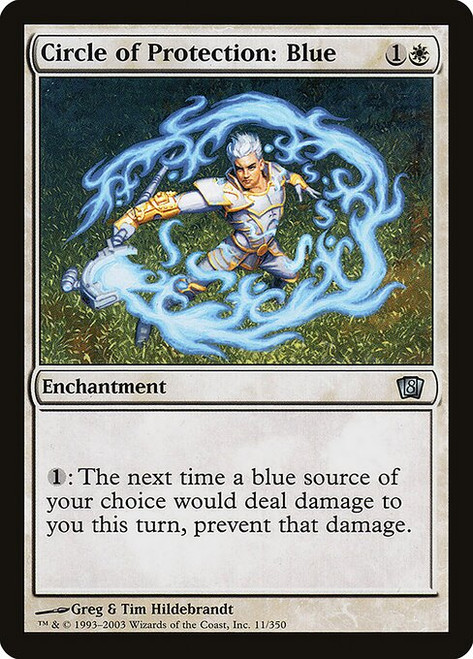 Circle of Protection: Blue (8ED) (Foil) (#11★)